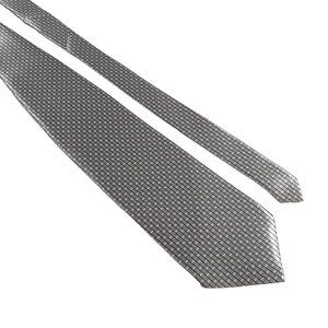 Fuliwang Mens Necktie Accessory Shiny Black White Office Work Casual Dad Gift